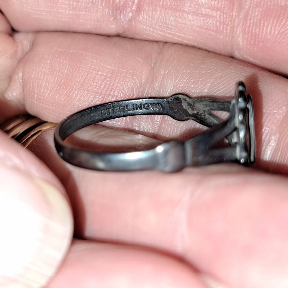 SS Turquoise Ring - Picture 4 of 4